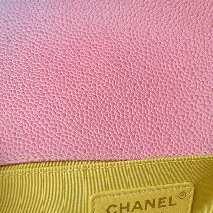 Chanel Caviar Quilted Medium Cuba Rainbow Boy Flap Multicolor 8 of 13