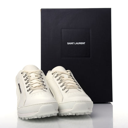 Saint Laurent Calfskin Jump Low Top Sneakers 42 White 11 of 11