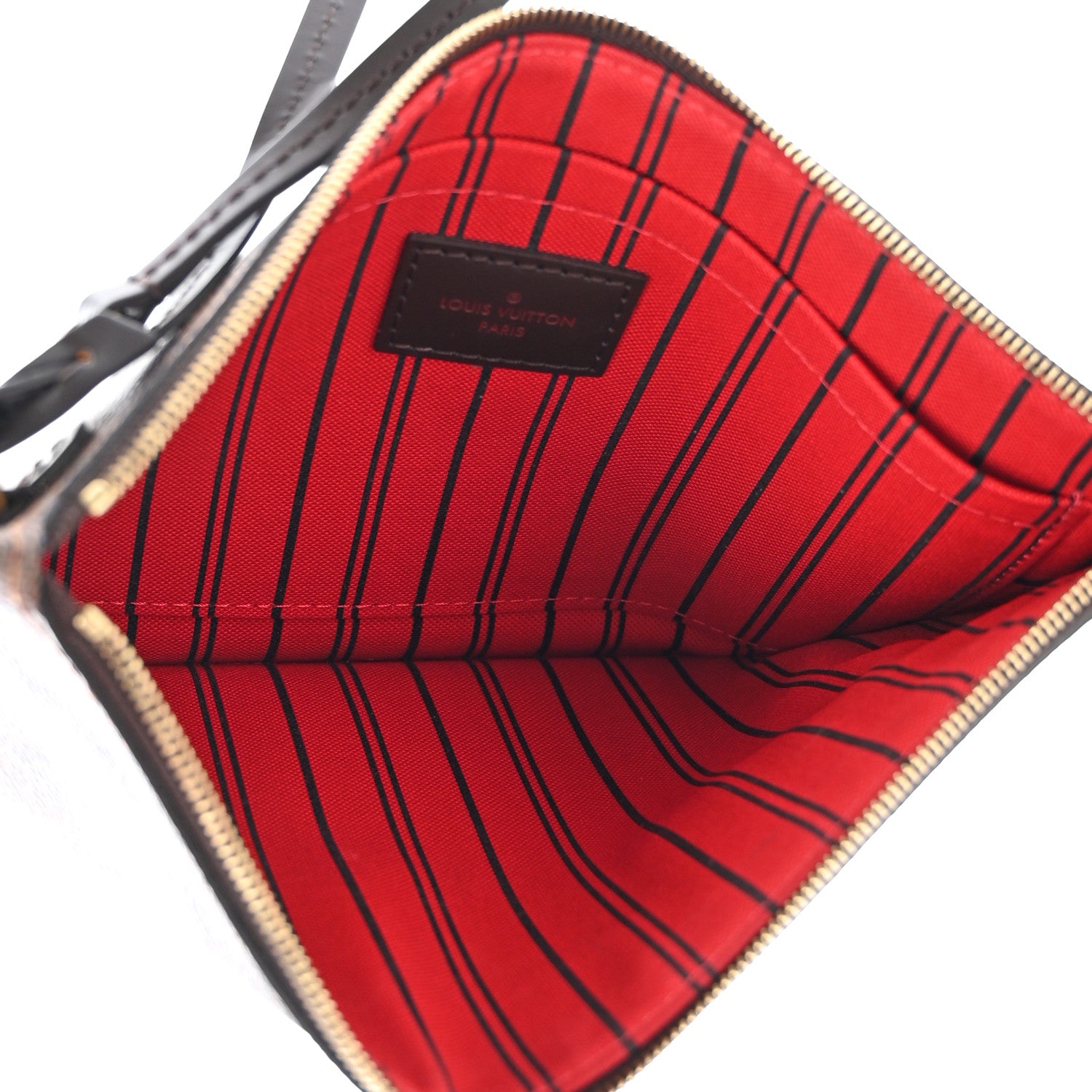Louis Vuitton Damier Ebene Neverfull MM GM Pochette 5 of 14