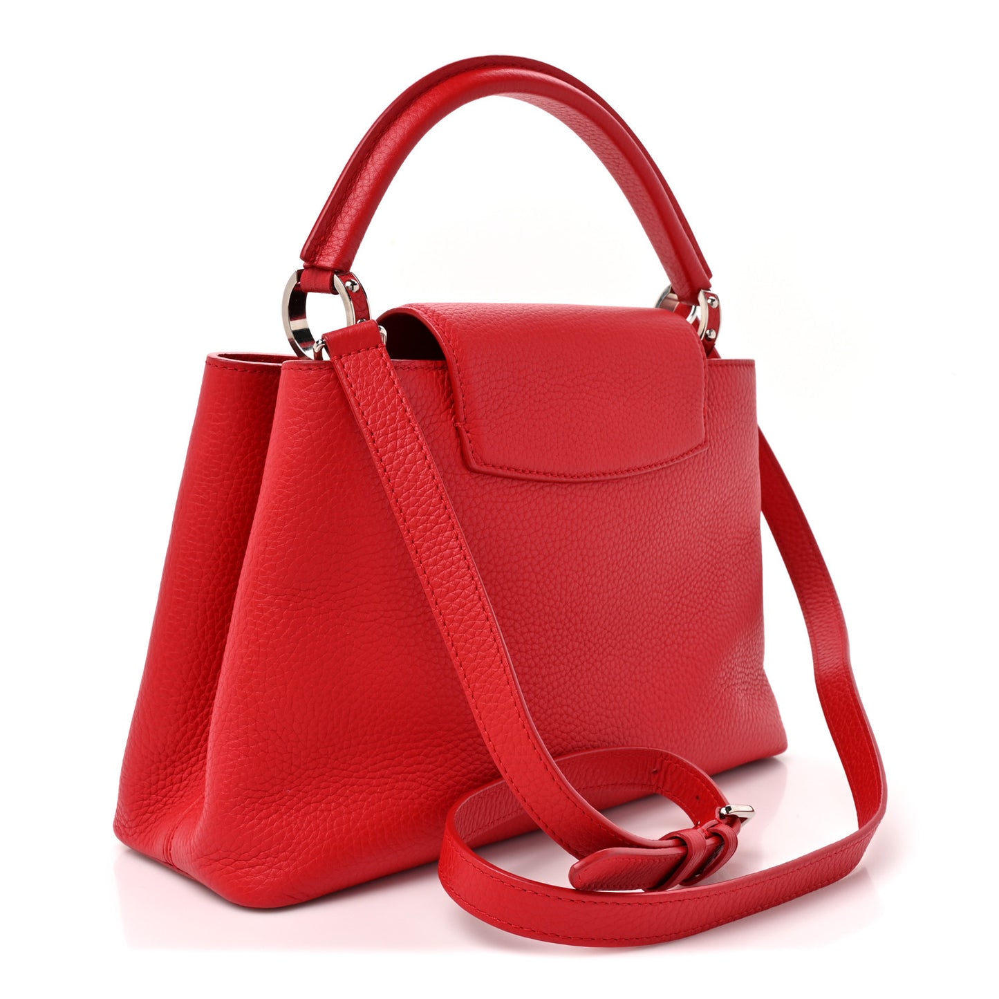 Taurillon Capucines PM Rubis