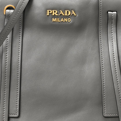 Prada Grace Lux Light Medium Ouverture Shoulder Bag Marmo 7 of 9