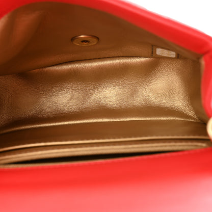 Chanel Lambskin Quilted Mini Pearl Crush Flap Red 5 of 12