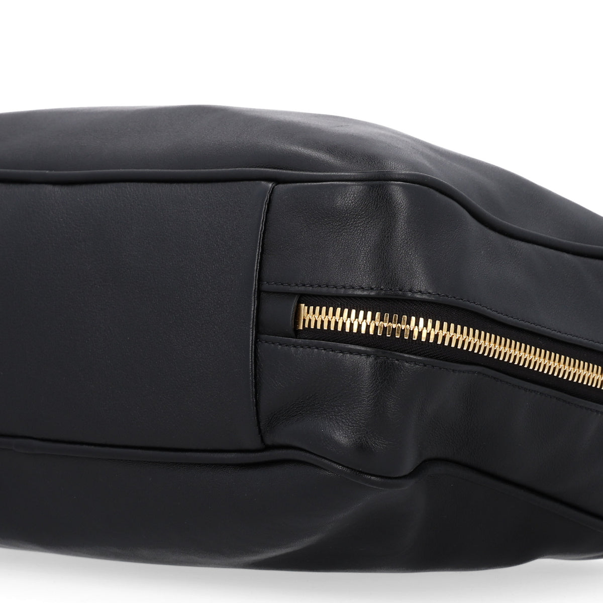 Soft Calf Softy Large Beau Top Handle Bag Black