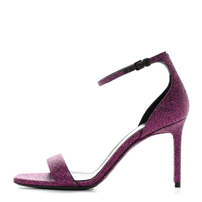 Saint Laurent Evora Amber 85 Astrap Sandals 37 Pink 1 of 9