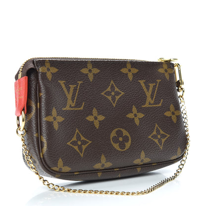 Louis Vuitton Monogram 2018 Christmas Animation Mini Cats Pochette Accessories 3 of 8