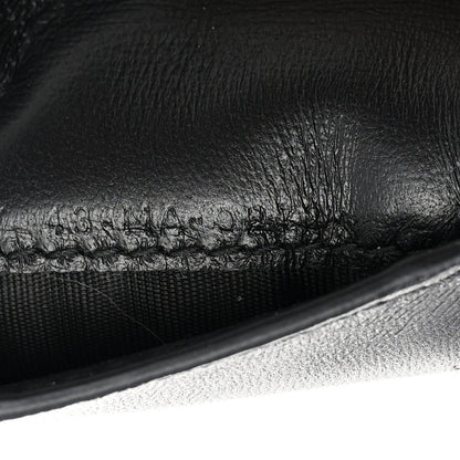 Christian Dior Lambskin Cannage Small Lady Dior Flap Card Holder Black 8 of 8