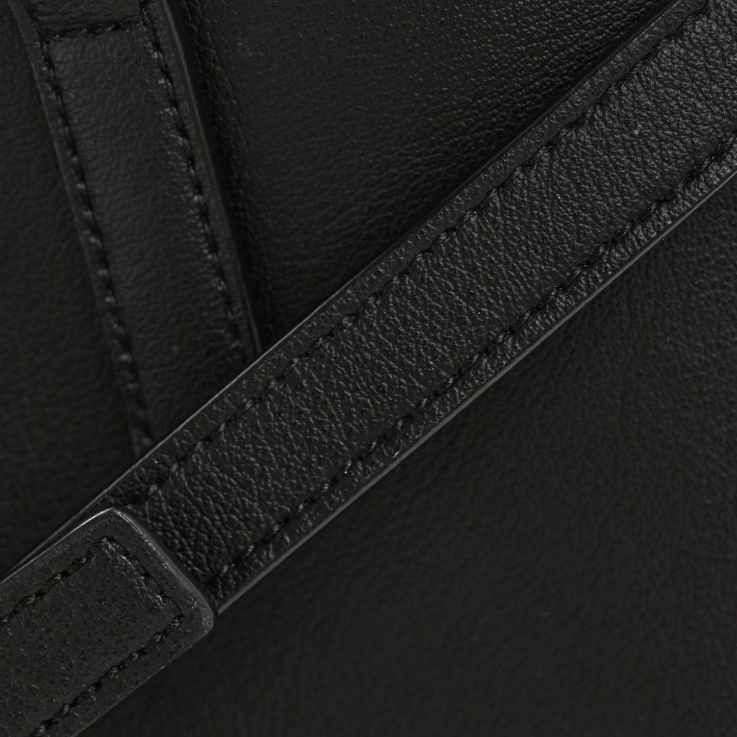 Calfskin Toy Shopping Tote Black