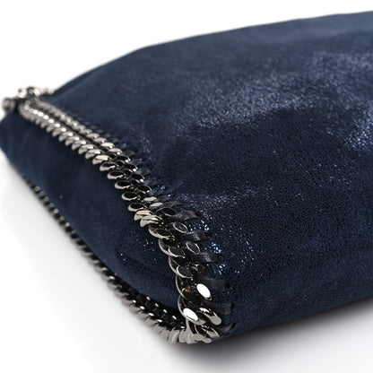 Stella McCartney Shaggy Deer Falabella Fold Over Tote Navy 7 of 8