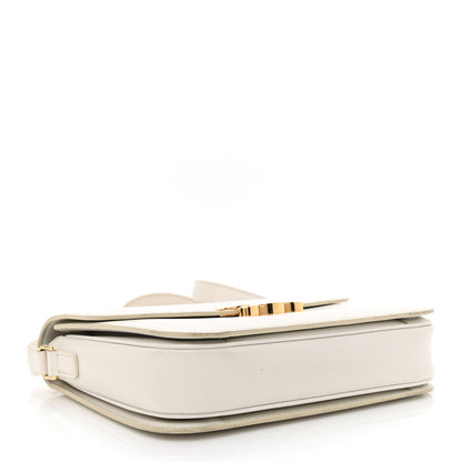 Celine Shiny Calfskin Medium Triomphe White 4 of 13