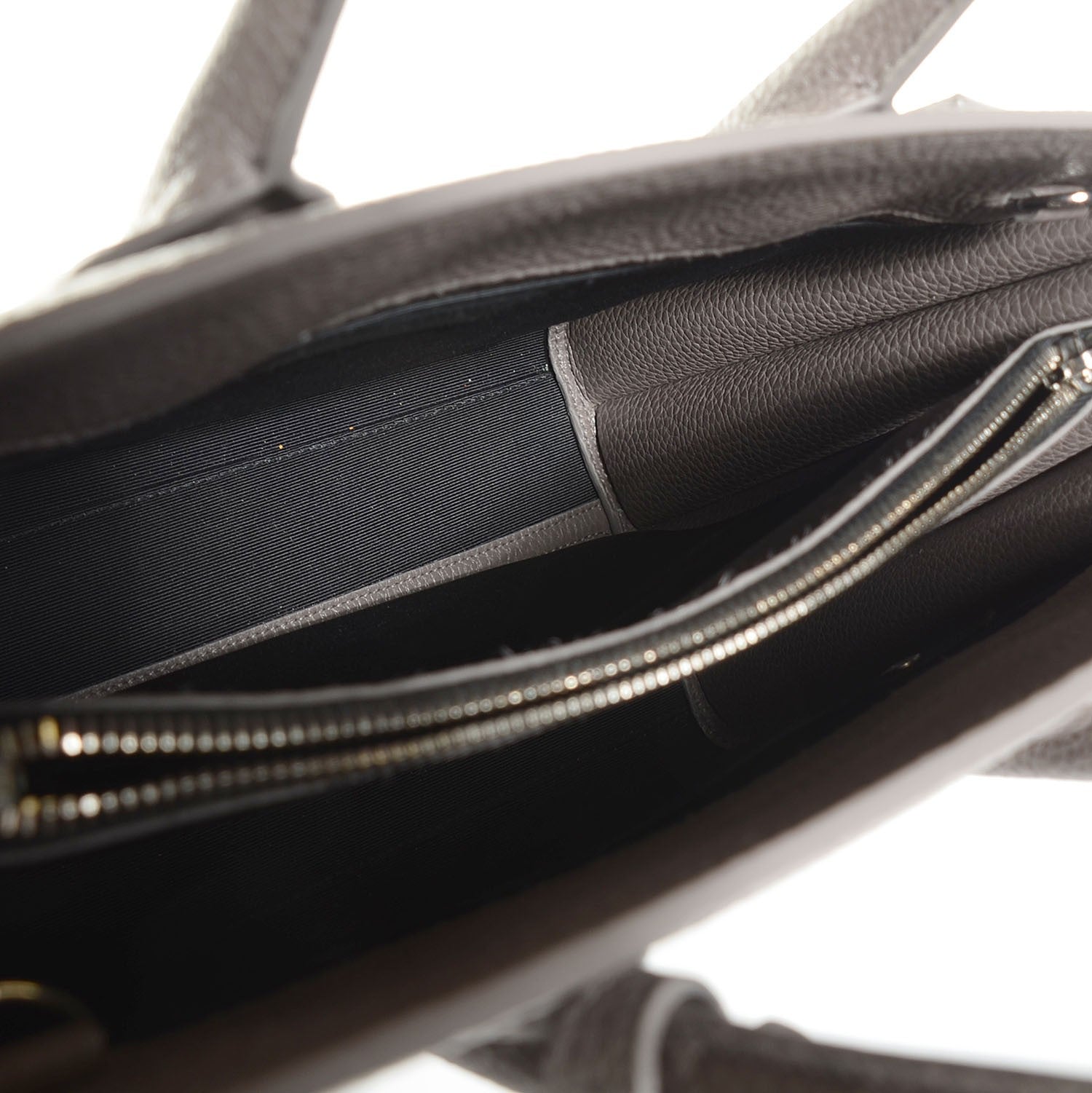 Saint Laurent Grained Calfskin Small Sac De Jour Fog 5 of 9