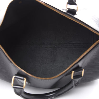 Louis Vuitton Epi Speedy 30 Black 5 of 19
