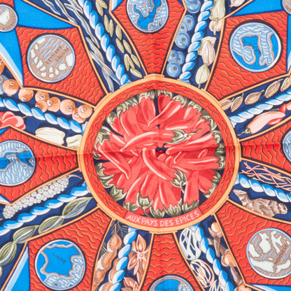 Hermes Silk Aux Pays Des Epices Scarf 90 1 of 8