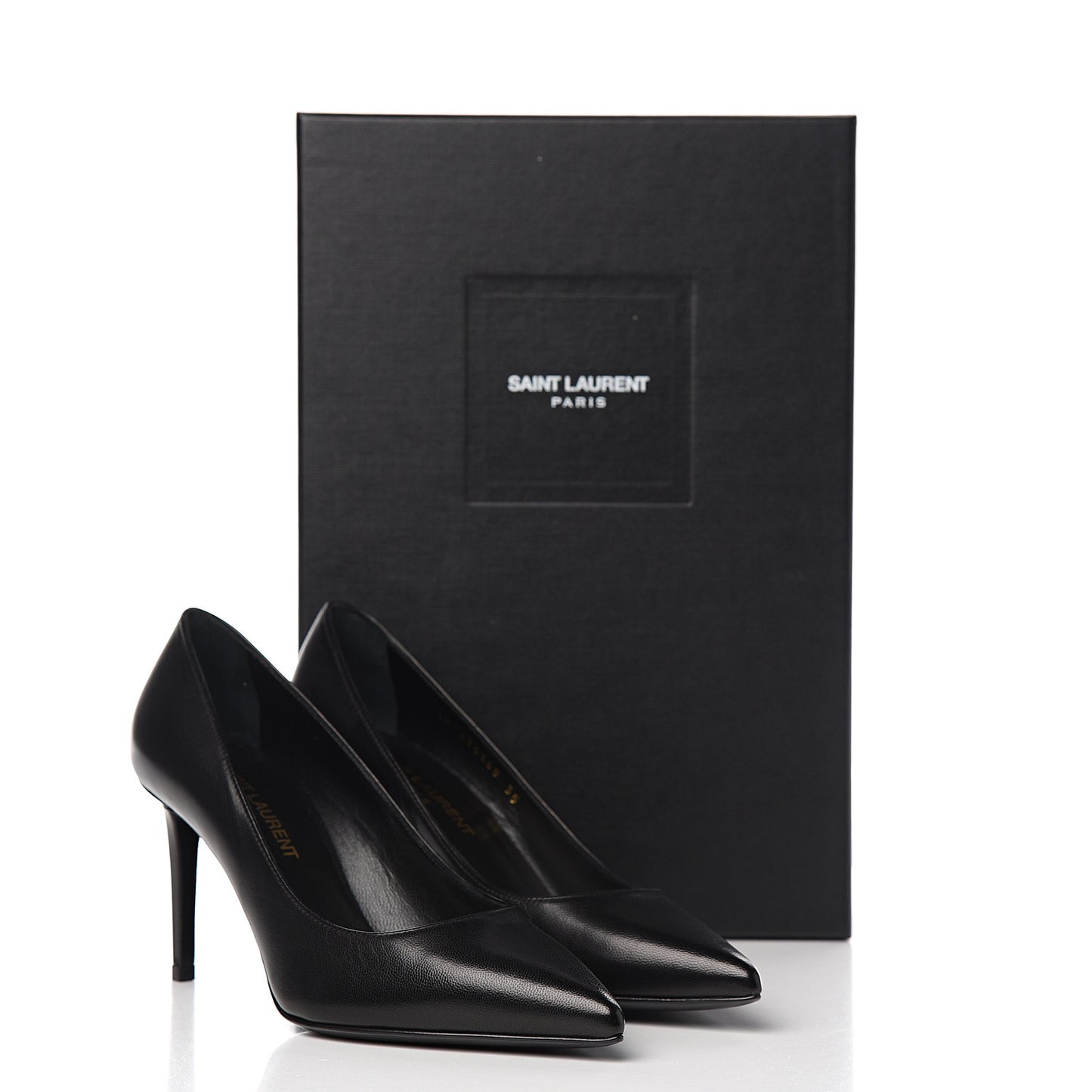 Calfskin Classic Paris 80 Skinny Pumps 35 Black