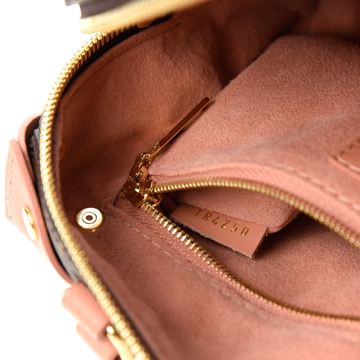 Louis Vuitton Monogram Petite Malle Souple Peach 9 of 11