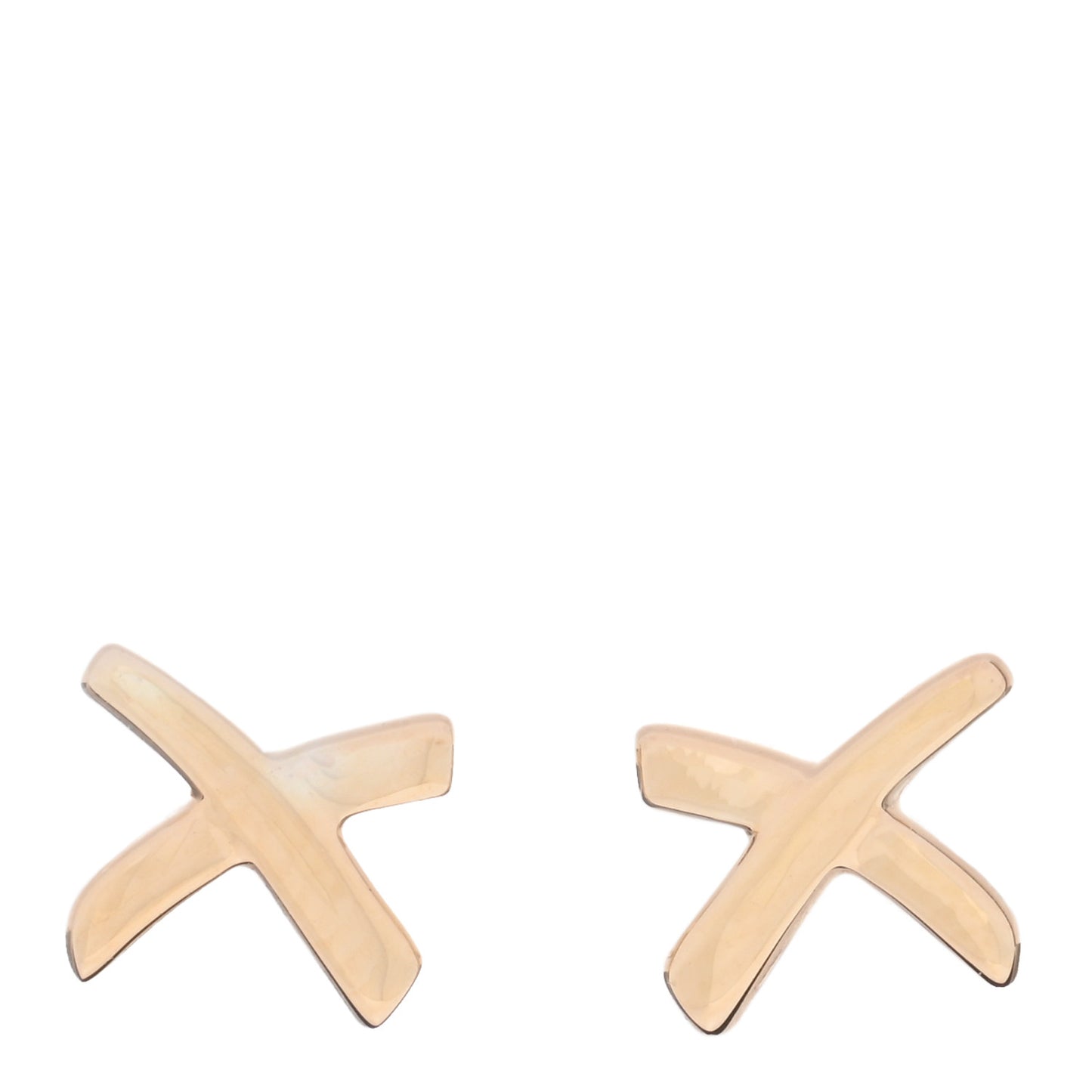 18K Rose Gold Mini Paloma's Graffiti X Earrings