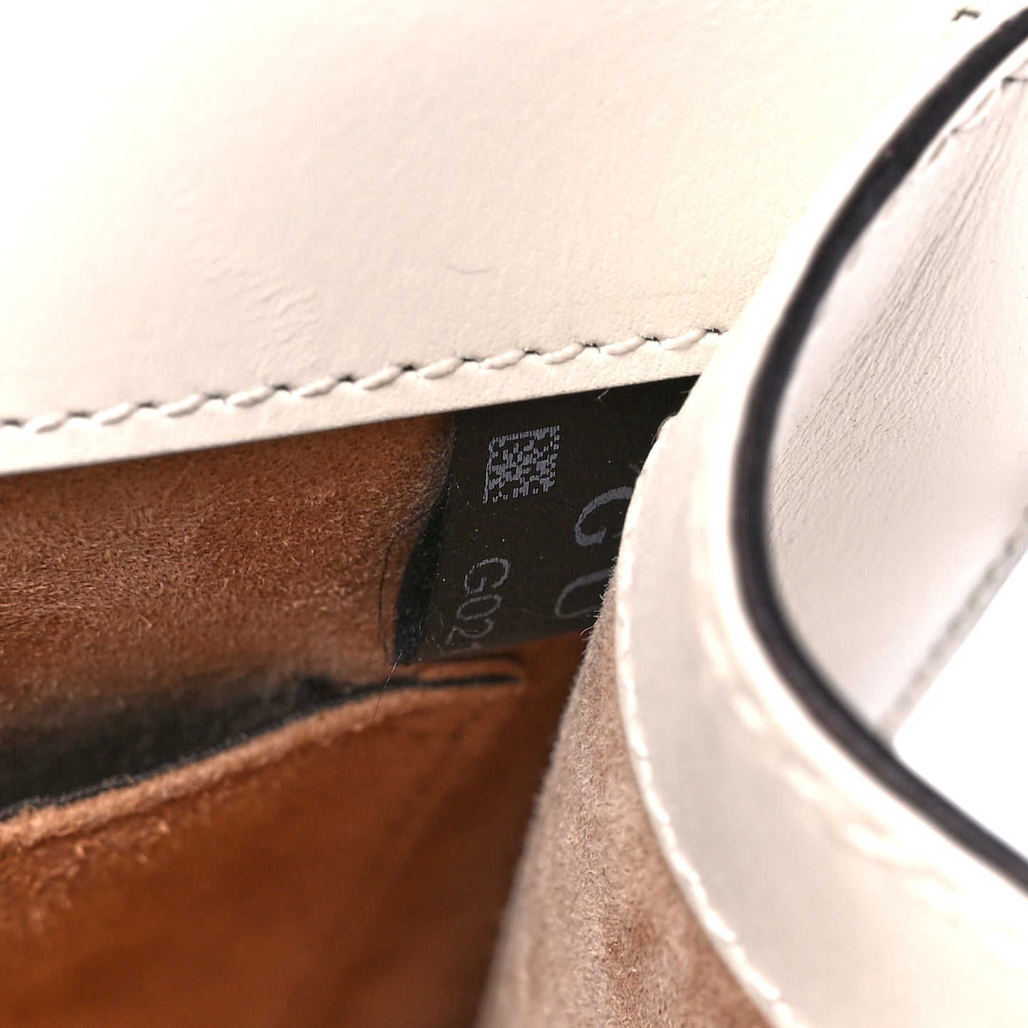 Calfskin Mini Sylvie Chain Shoulder Bag White