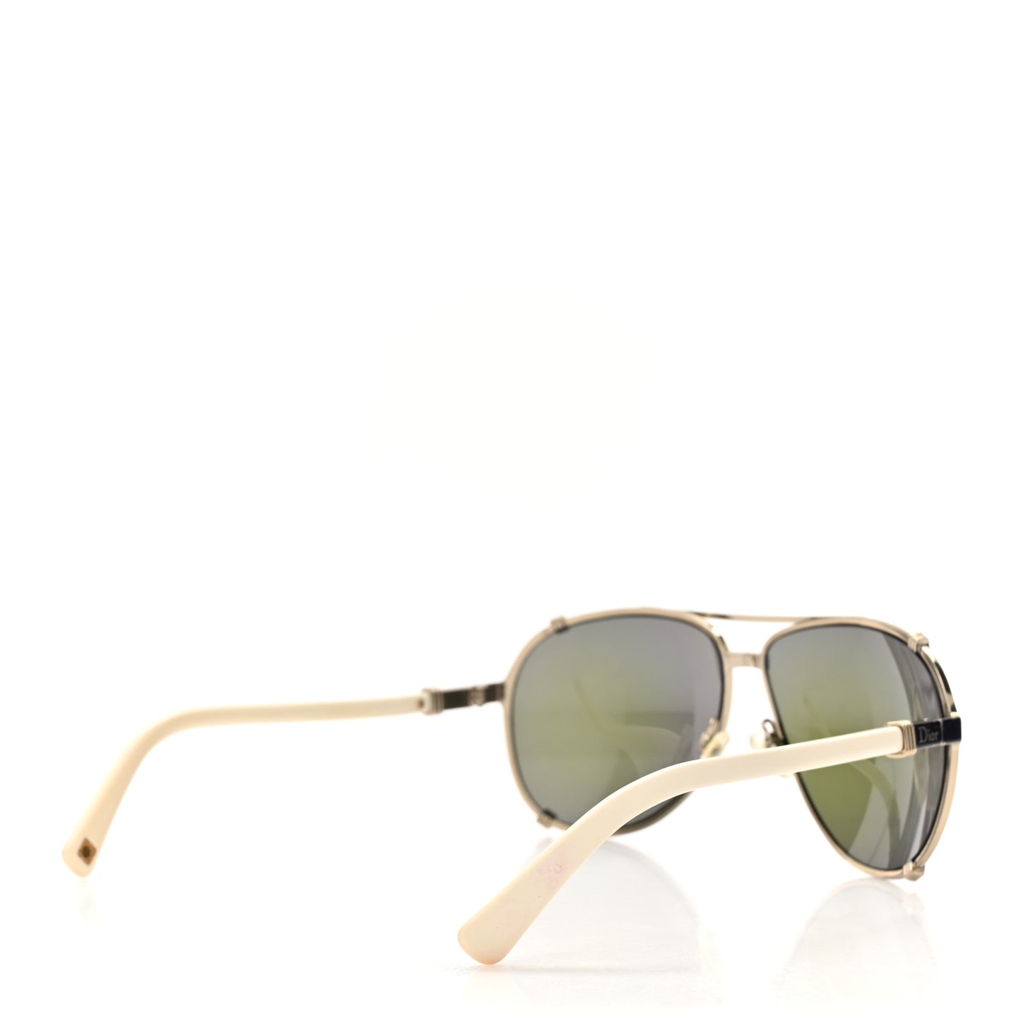 Mirrored Chicago 2 Aviator Sunglasses White Purple