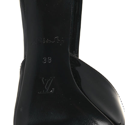 Louis Vuitton Patent Insider Mules 38 Black 4 of 10