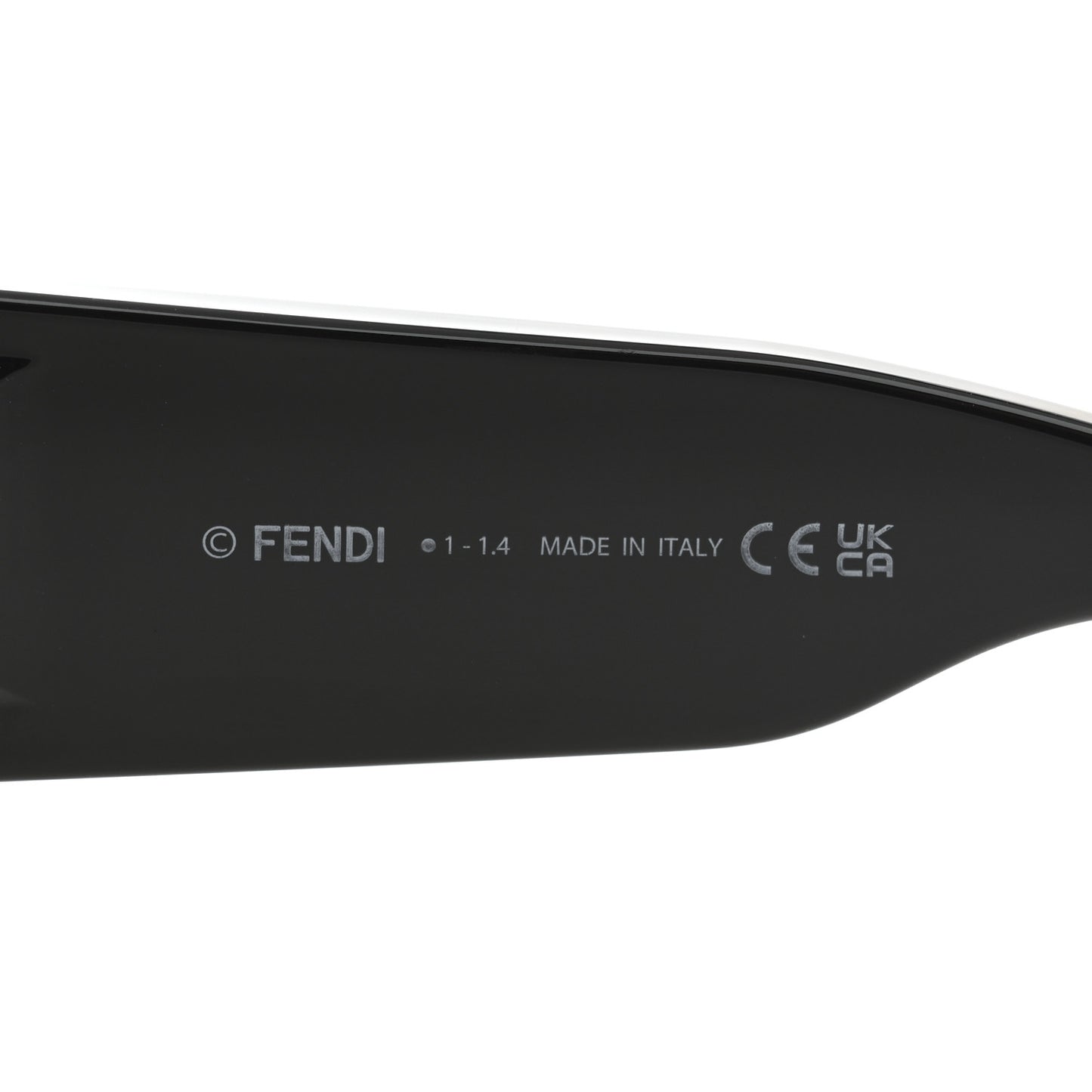 Acetate Lab Mask Sunglasses FE40128I Black