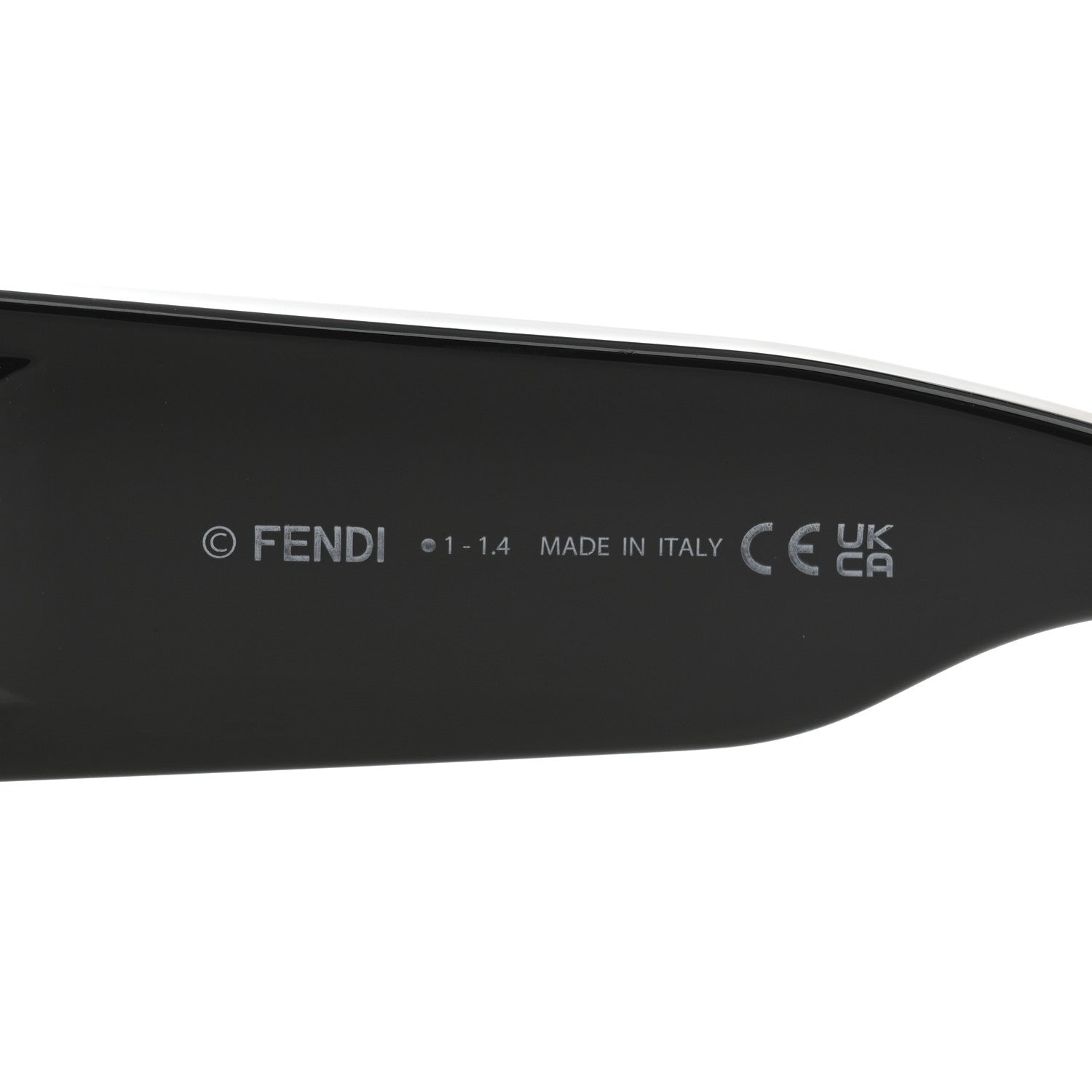Fendi Acetate Lab Mask Sunglasses FE40128I Black 5 of 7
