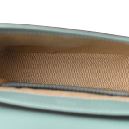Chloe Calfskin Crocodile Embossed Mini C Double Carry Faded Blue 5 of 9