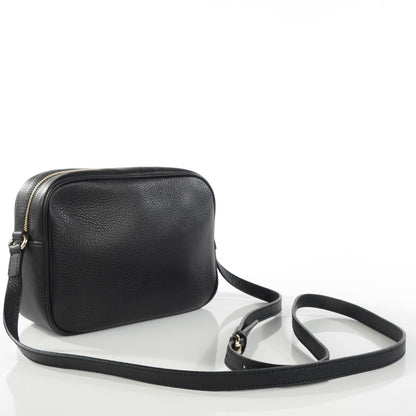 Gucci Pebbled Calfskin Small Soho Disco Bag Black 3 of 7