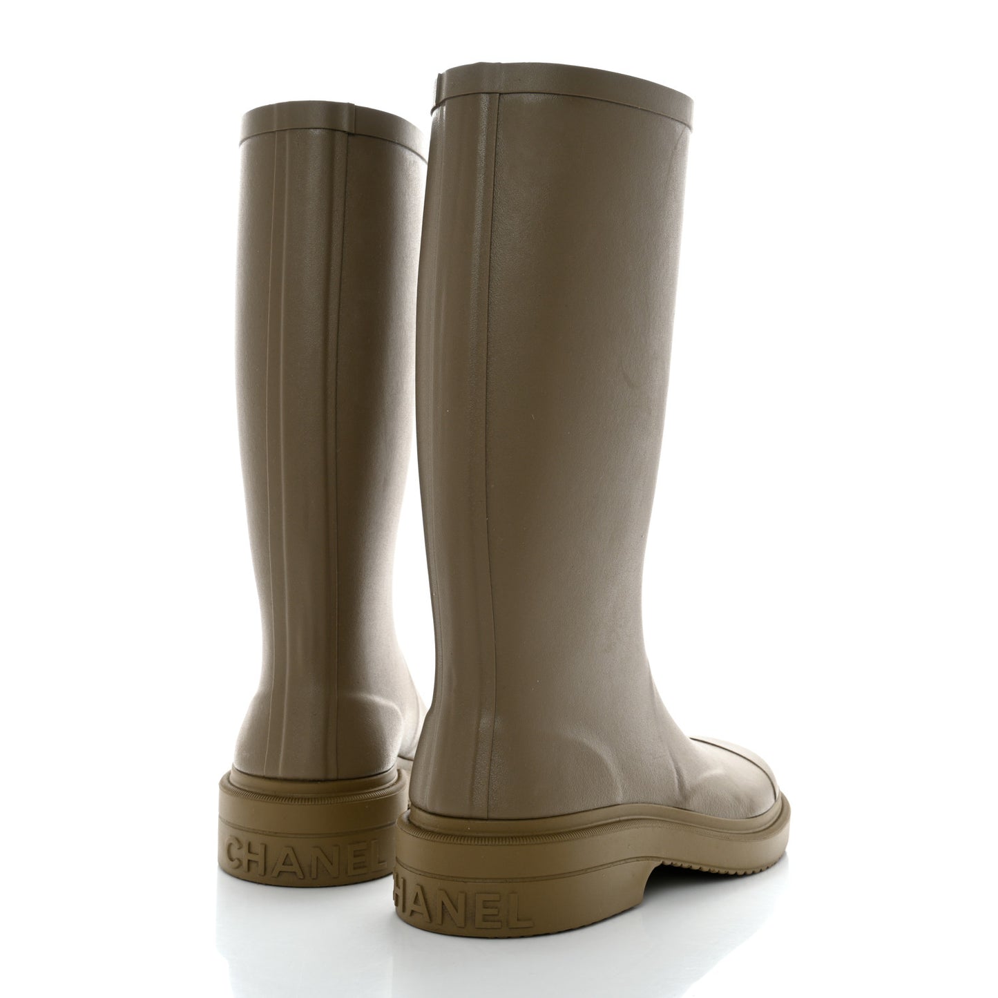 Caoutchouk CC High Boots 37 Dark Beige