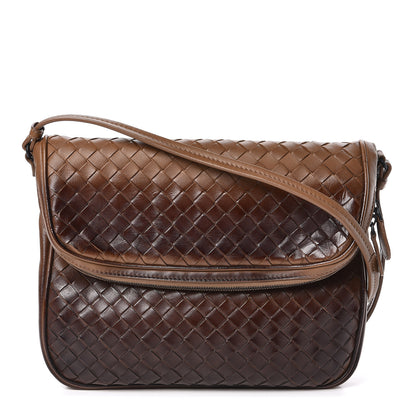 Bottega Veneta Nappa Intrecciato Ombre Crossbody Flap Chene 1 of 10