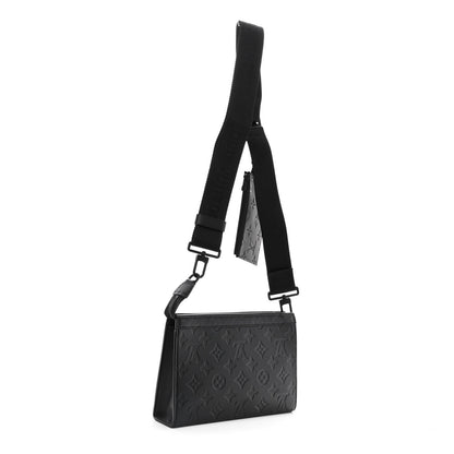 Louis Vuitton Calfskin Monogram Shadow Gaston Wearable Wallet 3 of 9