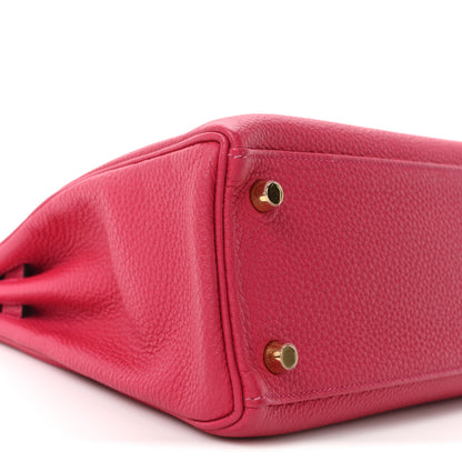 Hermes Togo Kelly Retourne 25 Framboise 9 of 10