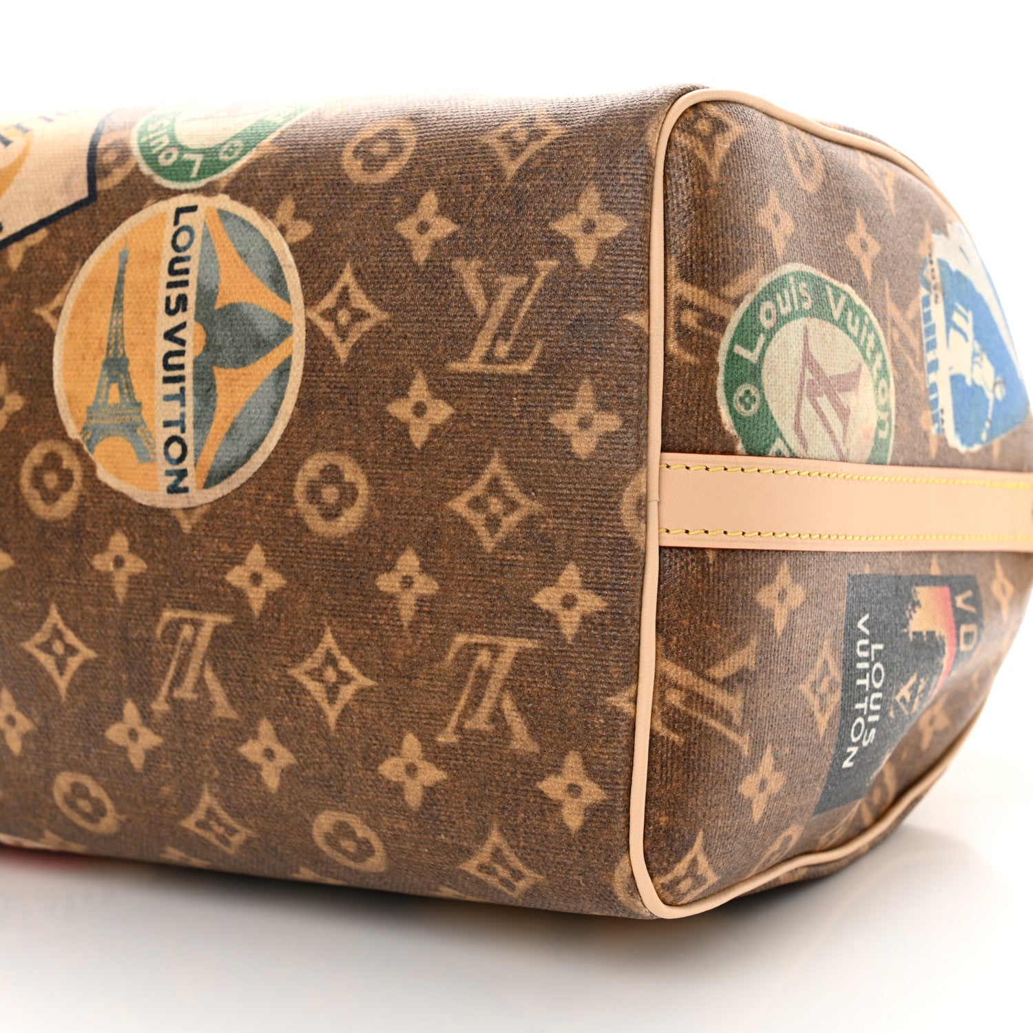 Louis Vuitton Monogram Hotel Labels Speedy Bandouliere 30 9 of 12