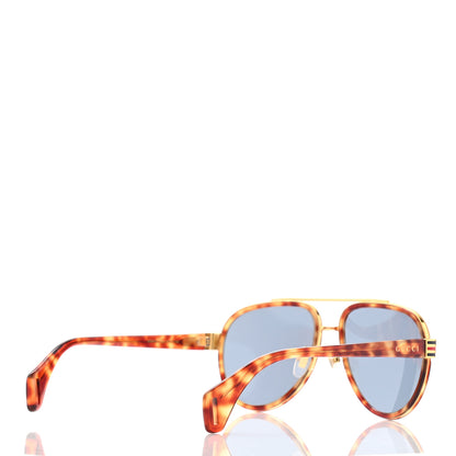Gucci Acetate Aviator Sunglasses GG0447S Tortoise 4 of 8