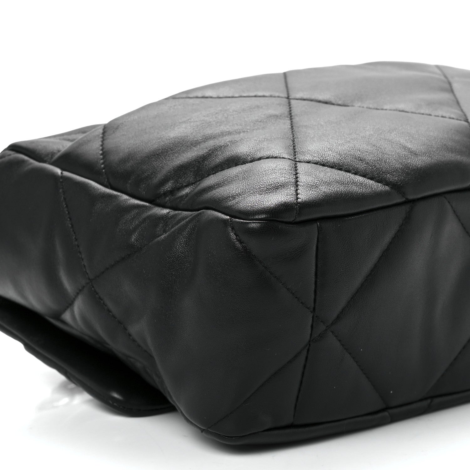 Chanel Lambskin Quilted Large Chanel 19 Flap Black 9 of 10