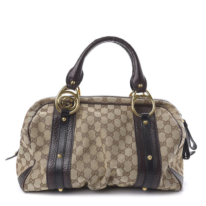 Gucci Monogram Medium Interlocking Icon Tote Dark Brown 1 of 12