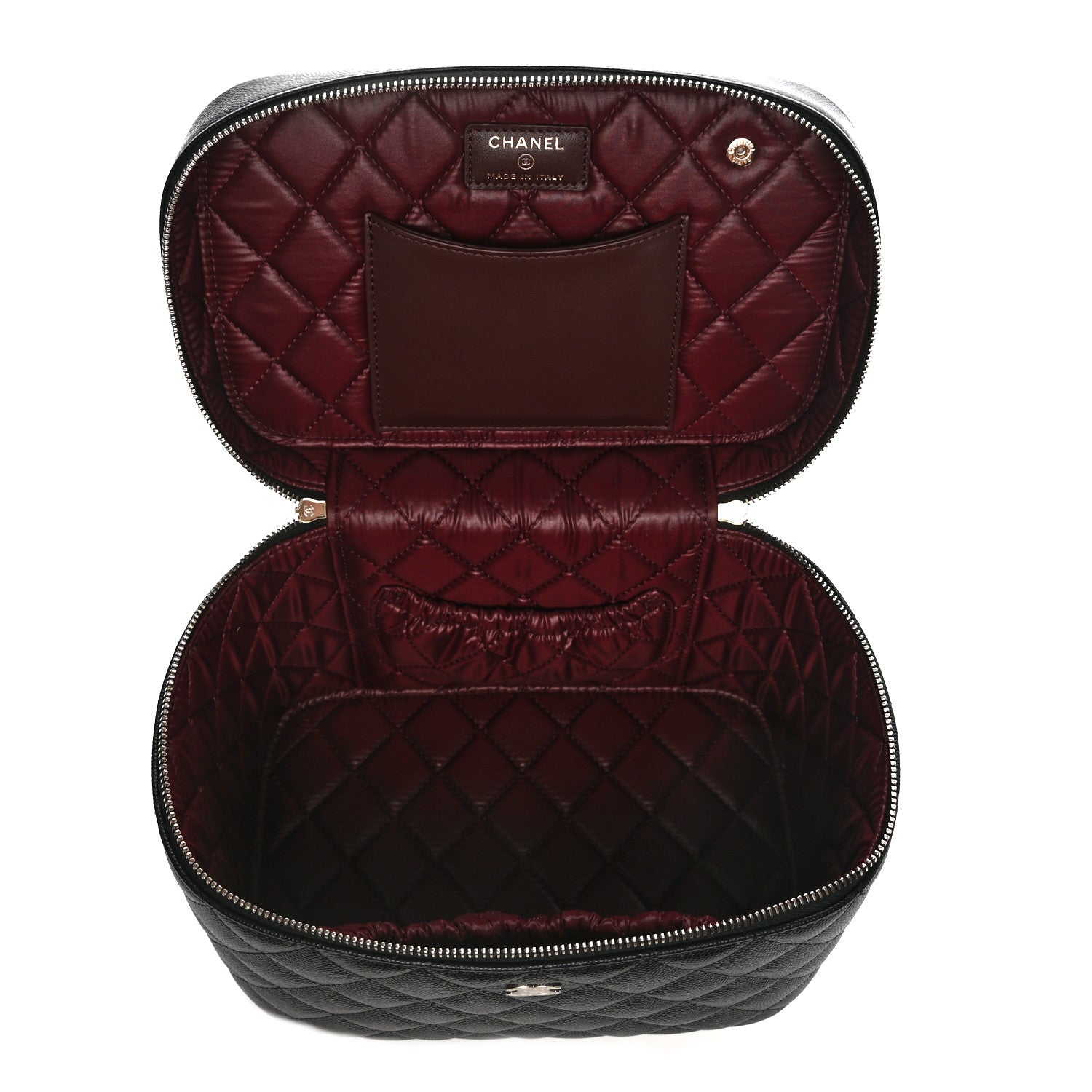 Chanel Caviar Quilted Large Vanity Pouch Black 6 of 9