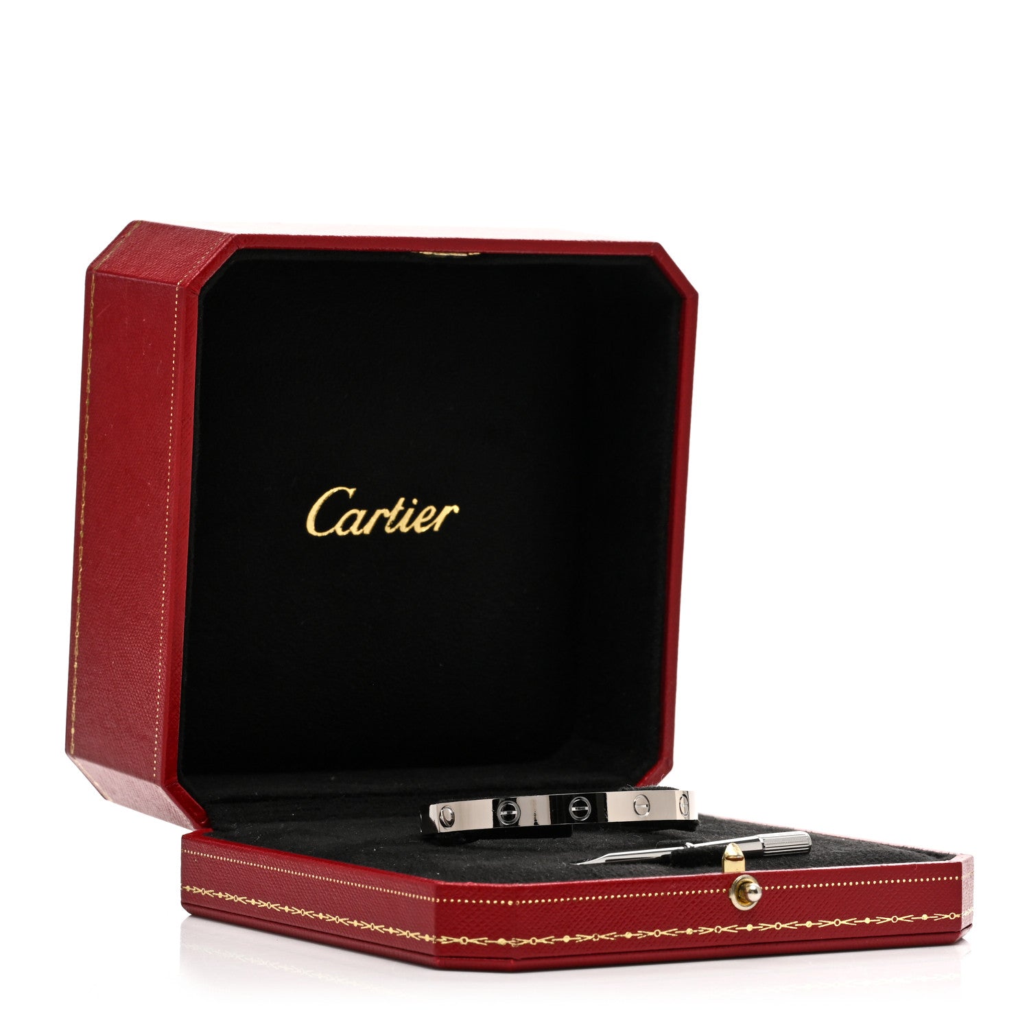 Cartier 18K White Gold LOVE Bracelet 16 5 of 5