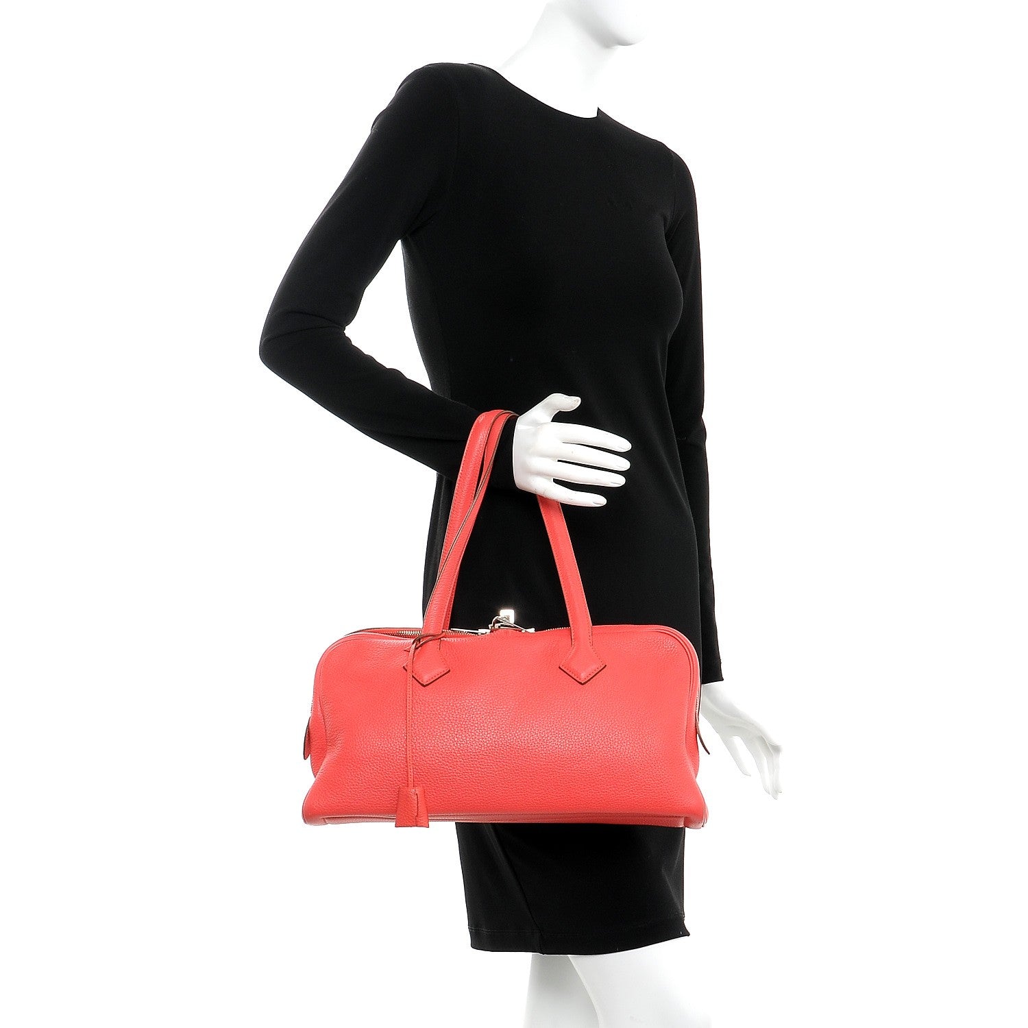 Hermes Taurillon Clemence Victoria Elan 38 Bougainvillea 2 of 12