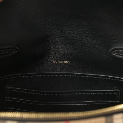Burberry Vintage Check Hackberry Crossbody Bag Archive Beige Black 6 of 10