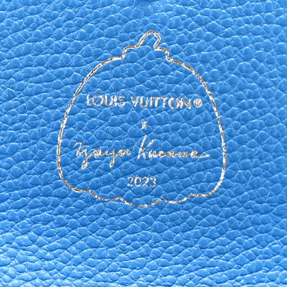 Louis Vuitton X YK Empreinte Painted Dots Rosalie Coin Purse Blue White 6 of 8