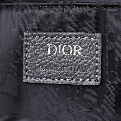 Christian Dior Calfskin Atelier Signature Print Backpack Grey 6 of 11