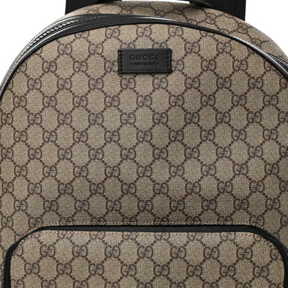 Gucci GG Supreme Monogram Medium Backpack Black 8 of 13