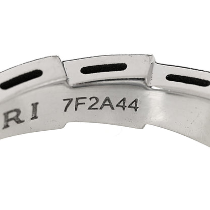 Bulgari 18K White Gold Serpenti Viper Band Ring 57 8 6 of 7