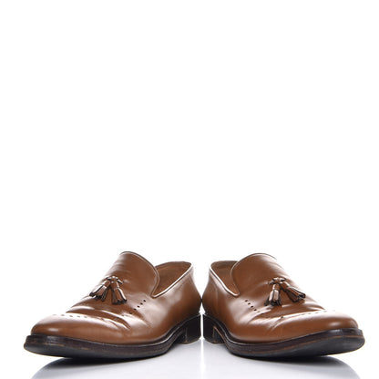 Gucci Calfskin Mens Mocassin Tassel Loafers 11.5 Toffee Brown 16 of 16