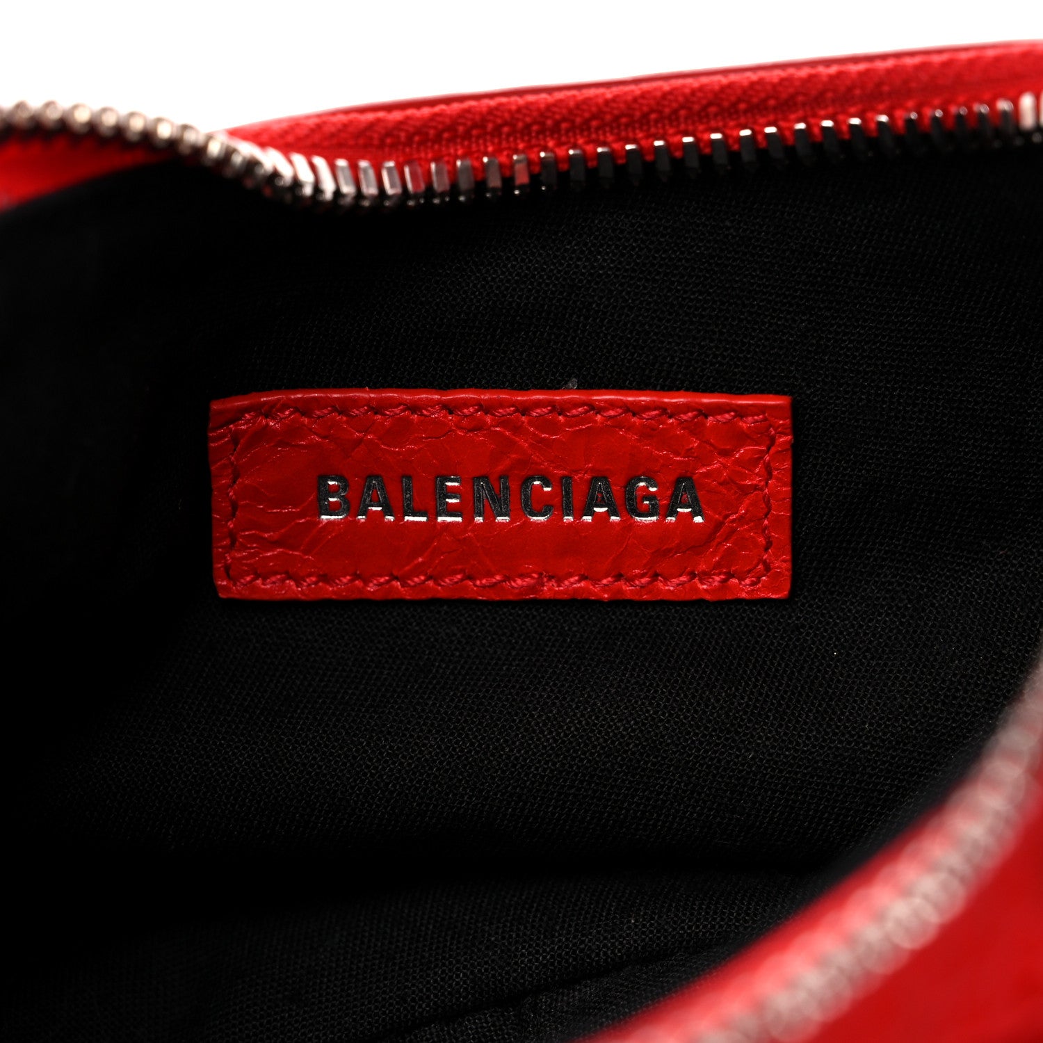Balenciaga Agneau Arena Pierced Le Cagole Shoulder Bag XS Tomato Red 7 of 10
