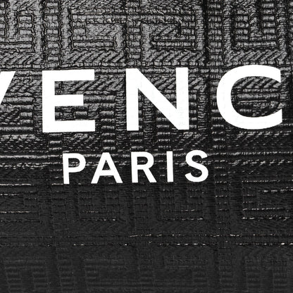 Givenchy Coated Canvas Logo 4G Embossed Small Moon Cut Out Shoulder Bag Black 10 of 10