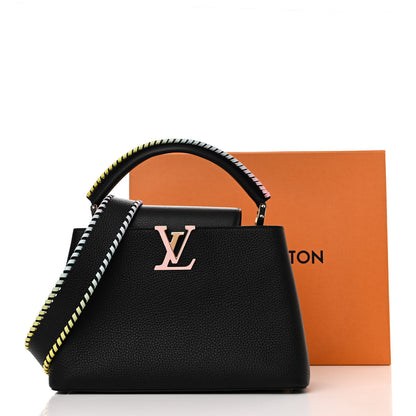 Louis Vuitton Taurillon Capucines PM Rainbow Black 12 of 12
