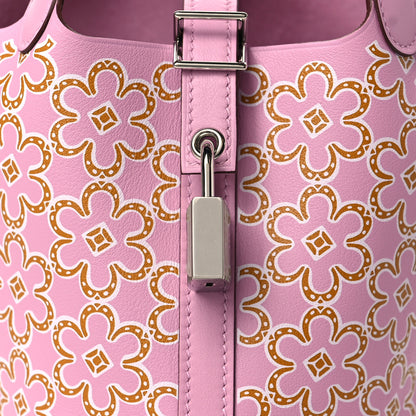 Hermes Swift Micro Lucky Daisy Picotin Lock Mauve Sylvestre 7 of 10