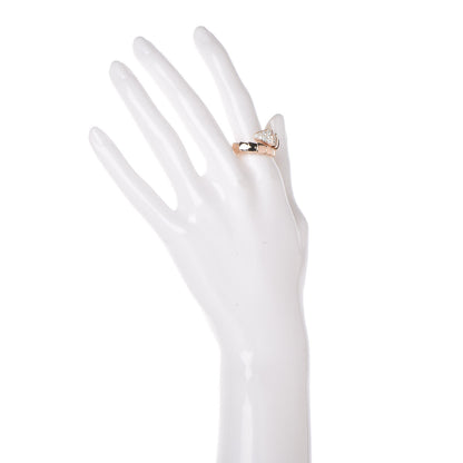 Bulgari 18K Rose Gold Diamond Serpenti Ring M 57 8 2 of 6