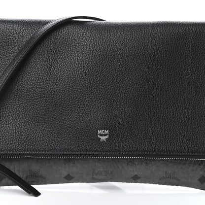 MCM Visetos Corina Crossbody Bag Black 7 of 9