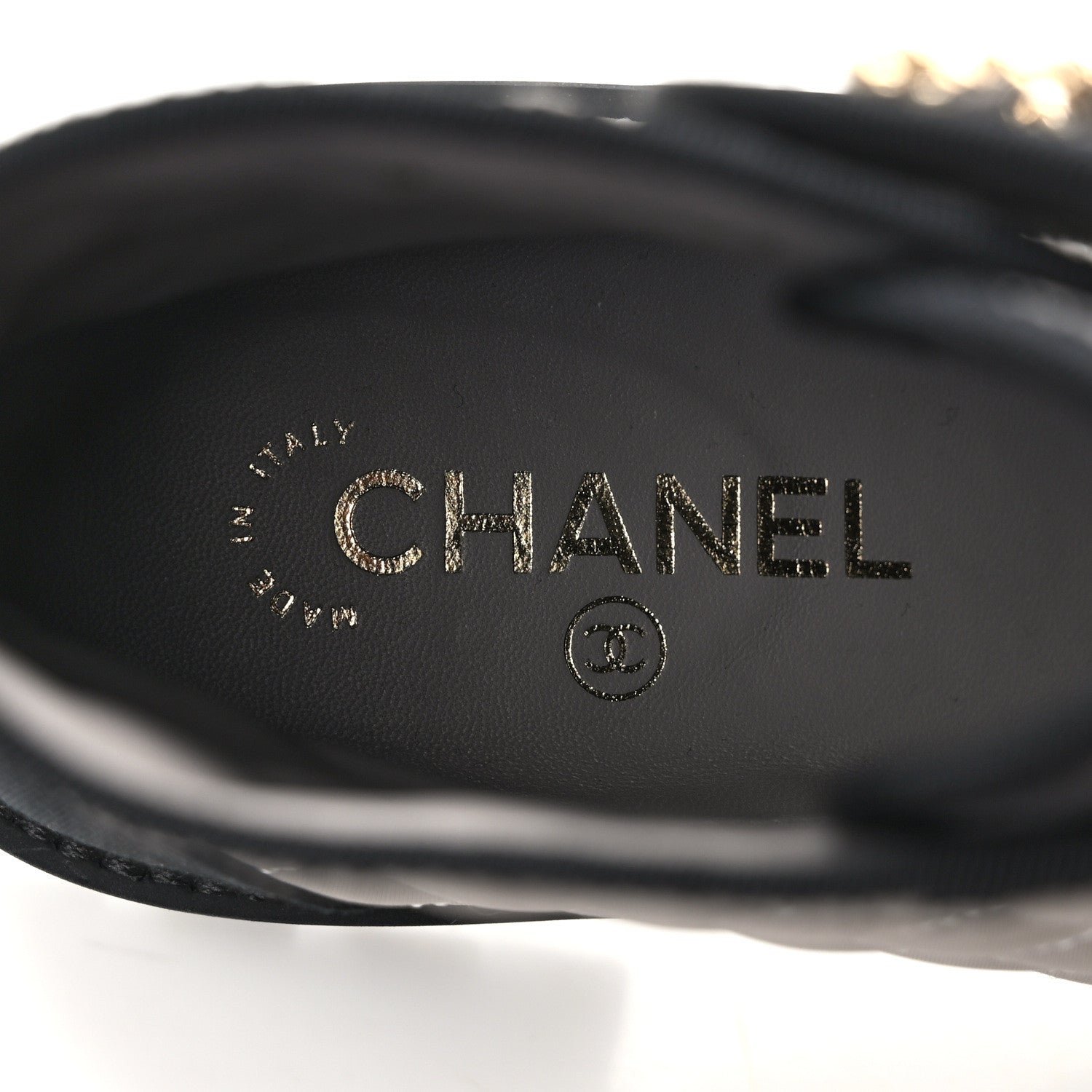 Chanel Fabric Grosgrain Quilted Cap Toe Lace Up Combat Boots 38 Gray 7 of 9